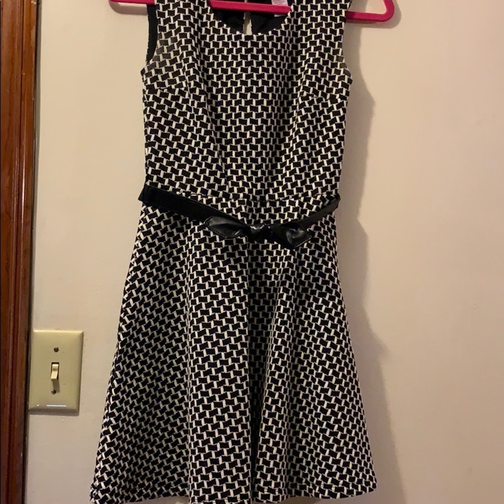 Black and white dress
